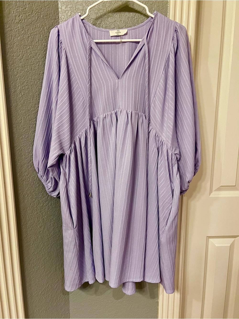 Entro Lavender Babydoll Dress